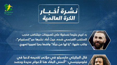 أخبار الكرة العالمية| حرب بنزيما وديشامب وريتشارلسون مقرف 